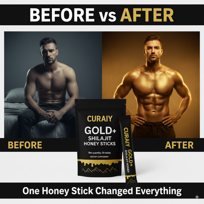 GOLD+ Shilajit Honey Sticks